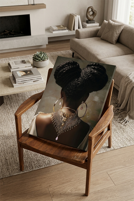 "Braided Beauty" - Canvas