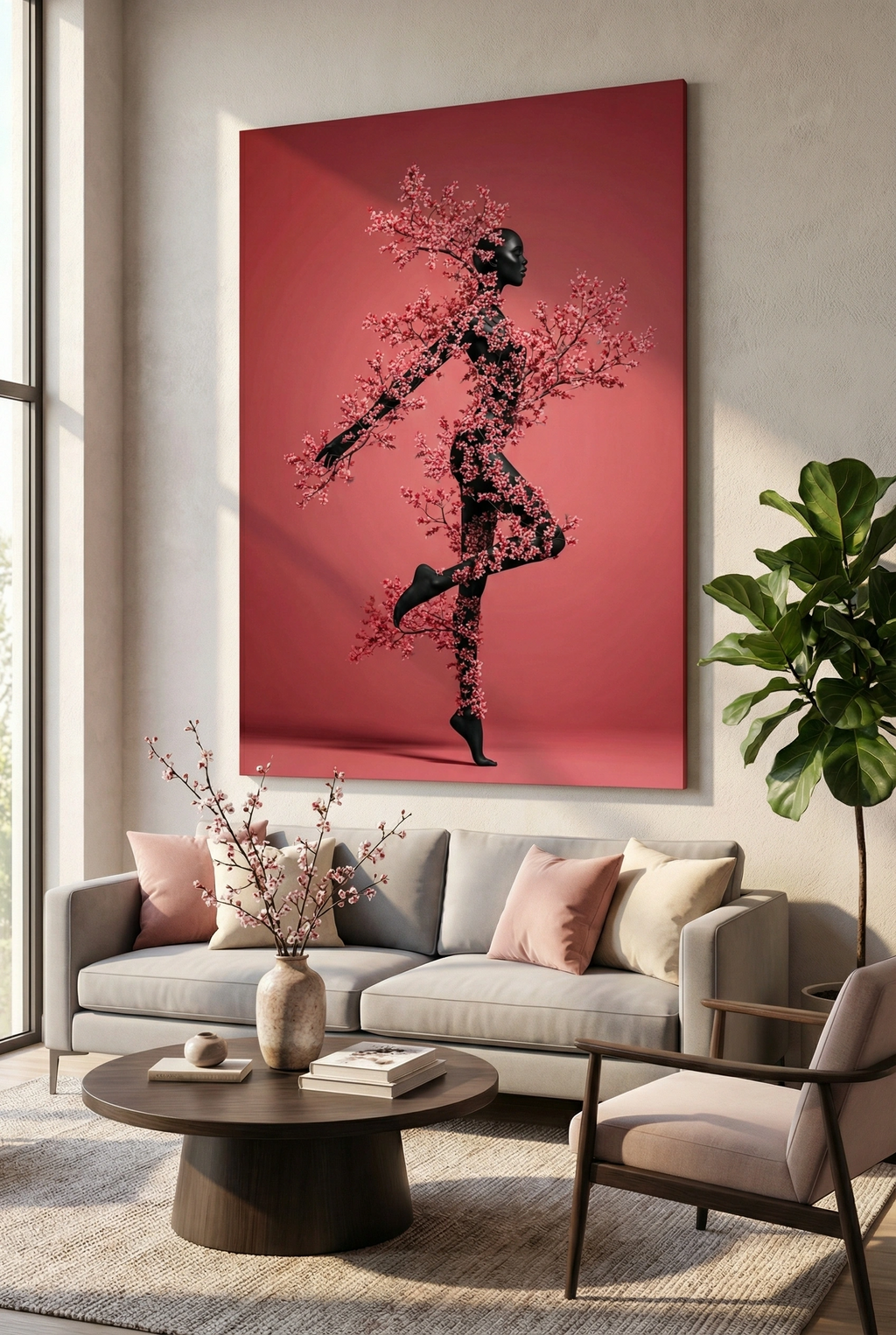 When She Blooms - Canvas