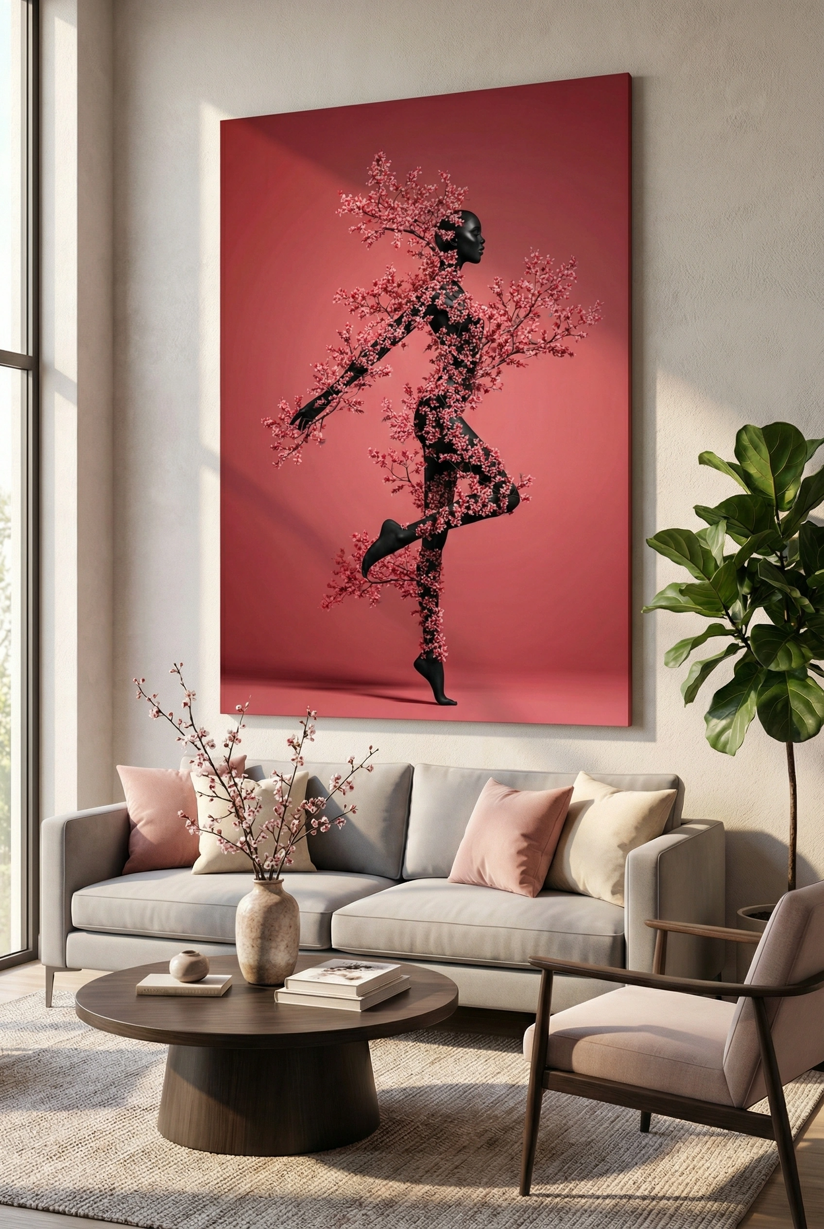 When She Blooms - Canvas