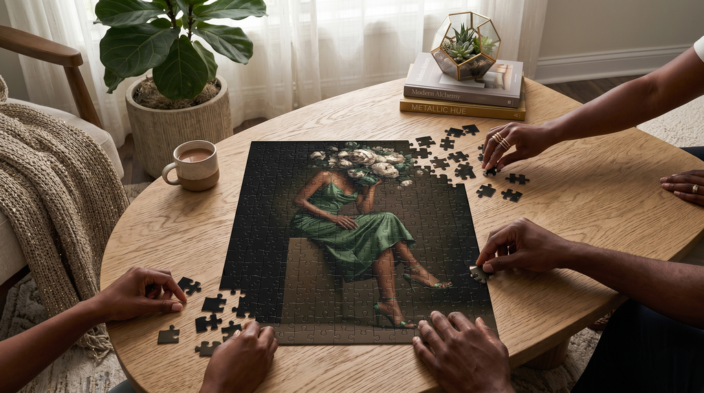 In Bloom, I Carry Silence - Female Version - Jigsaw puzzle