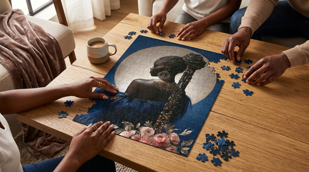 Beauty In Blue puzzle