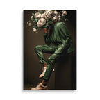 "In Bloom, I Carry Silence" - Male Version - Canvas
