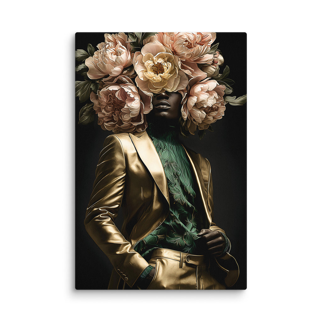 "Gold & Dapper" - Canvas