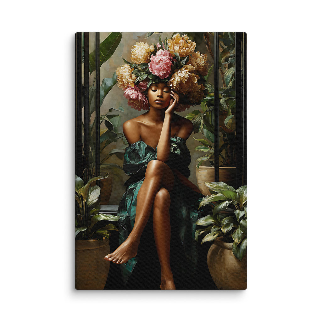 A Minute By The Window - Canvas