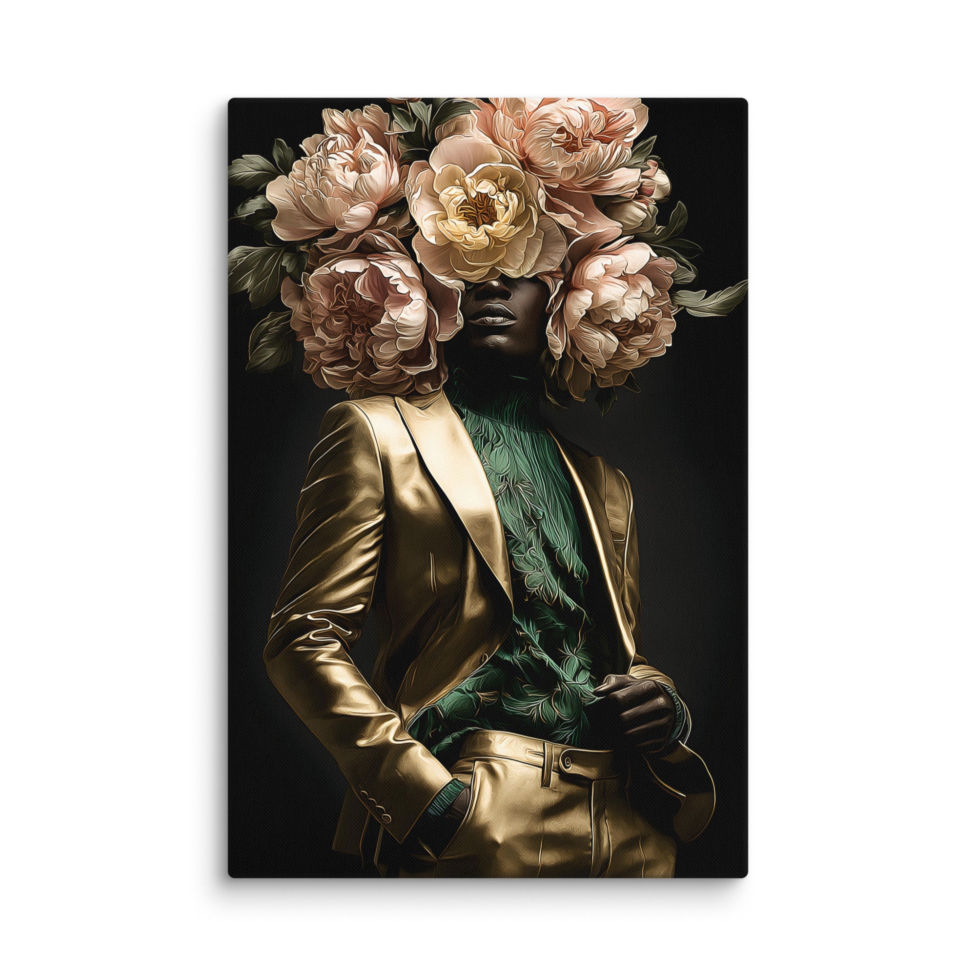 "Gold & Dapper" - Canvas