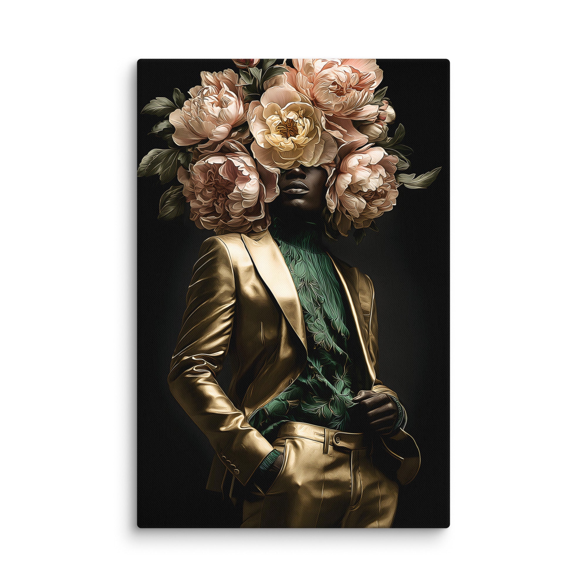 "Gold & Dapper" - Canvas