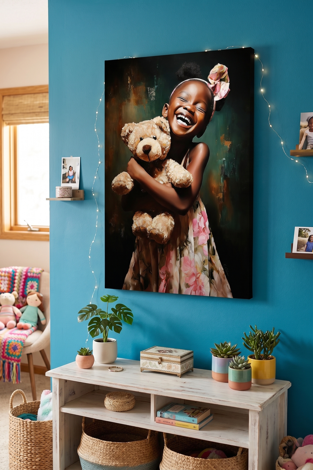 I Love My Teddy - Canvas