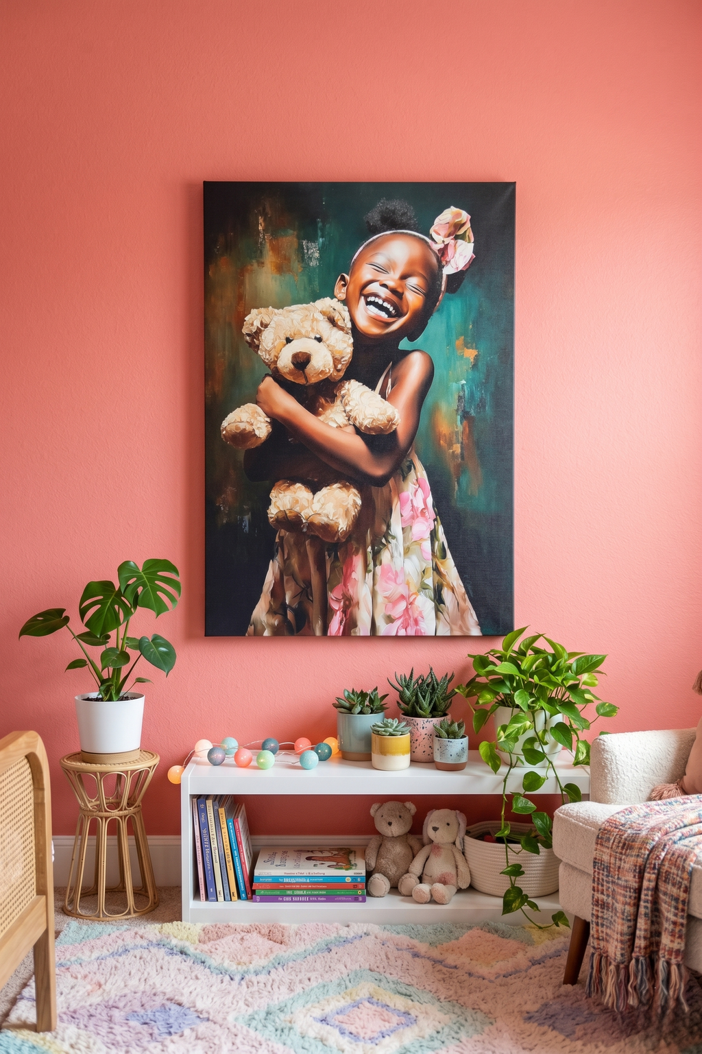 I Love My Teddy - Canvas