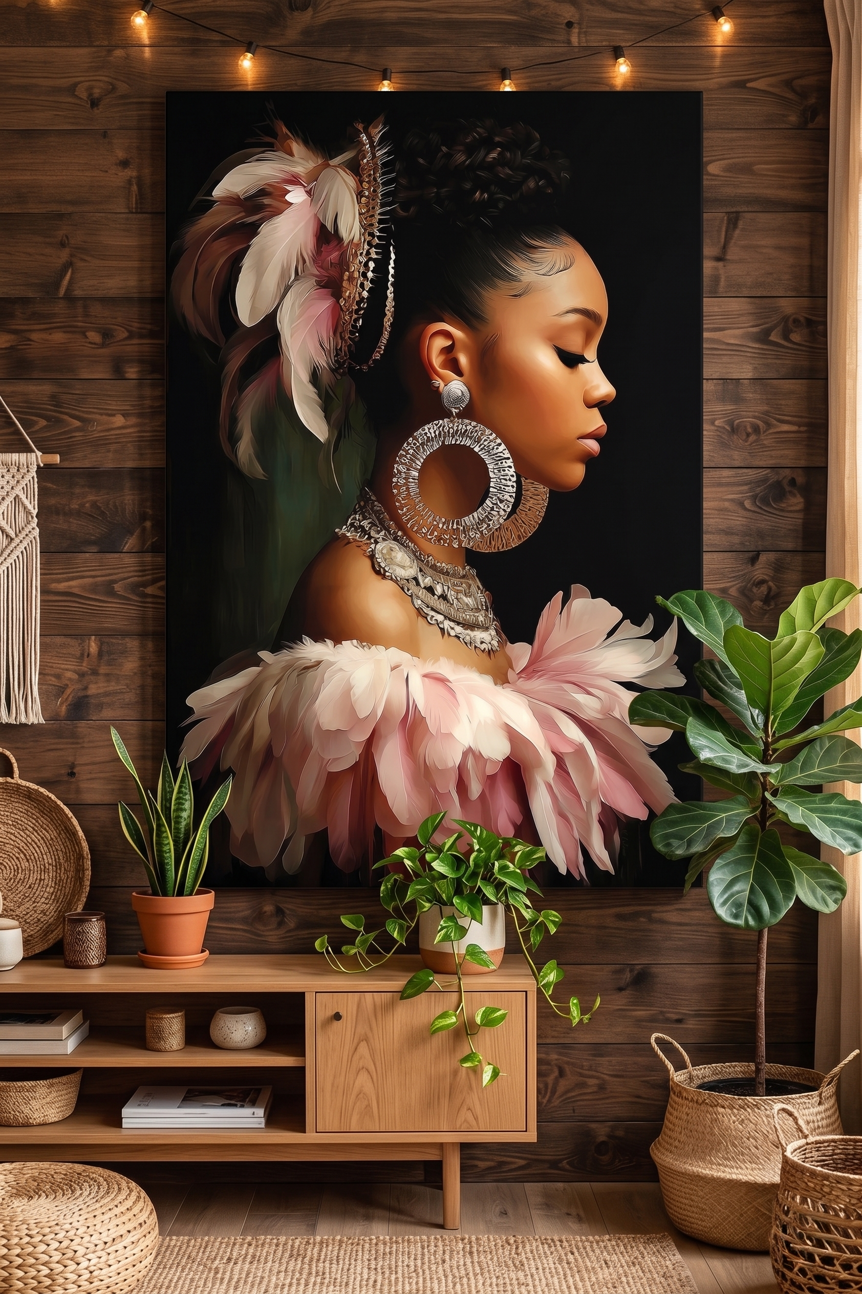 Native Beauty - Canvas