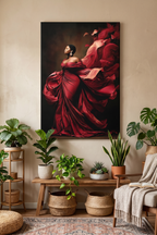 The Red Dress - Canvas
