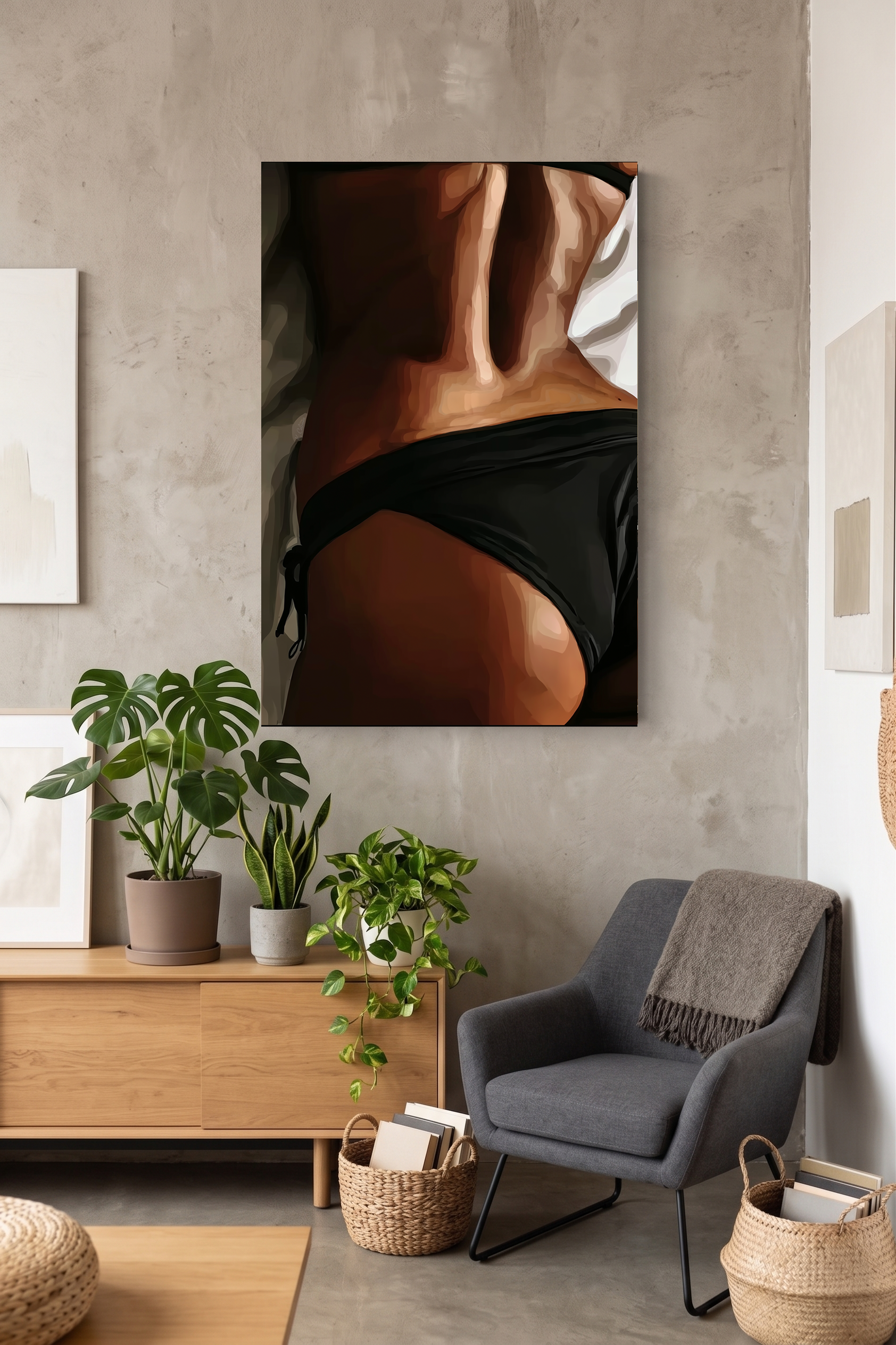 A Rear View - Canvas