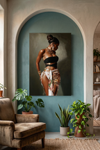 Sure Of Herself - Canvas