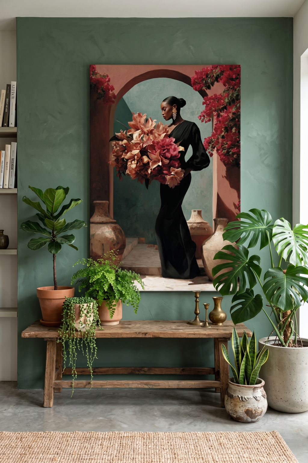 In The Courtyard - Part 2 - Canvas