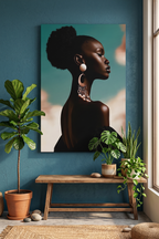 The Woman - Canvas