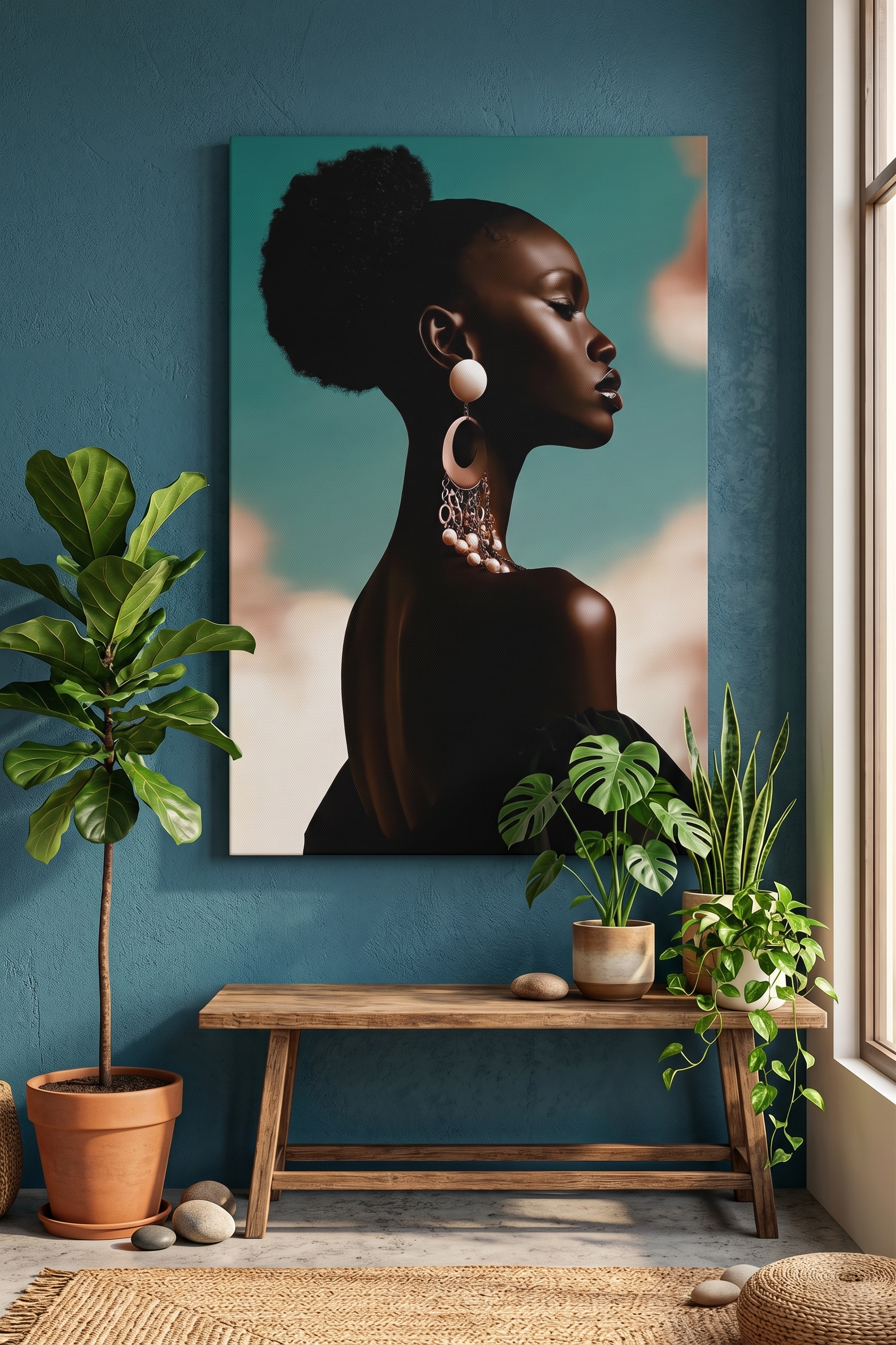 The Woman - Canvas