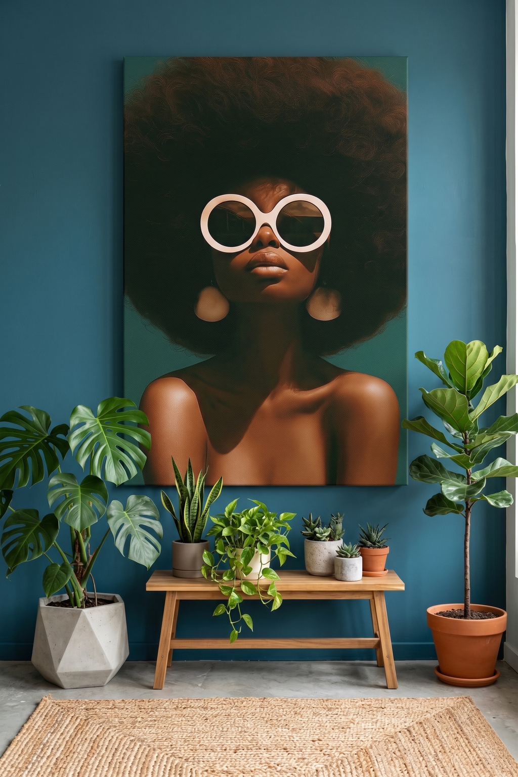 A F'N Lady - Canvas