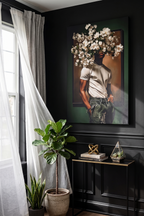 Black Man In Full Bloom - Canvas