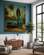 The Smoke Break - Canvas