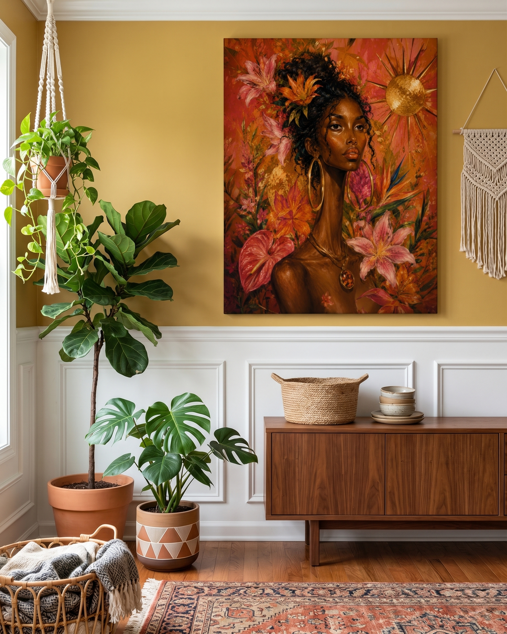 Tropical Bloom - Canvas