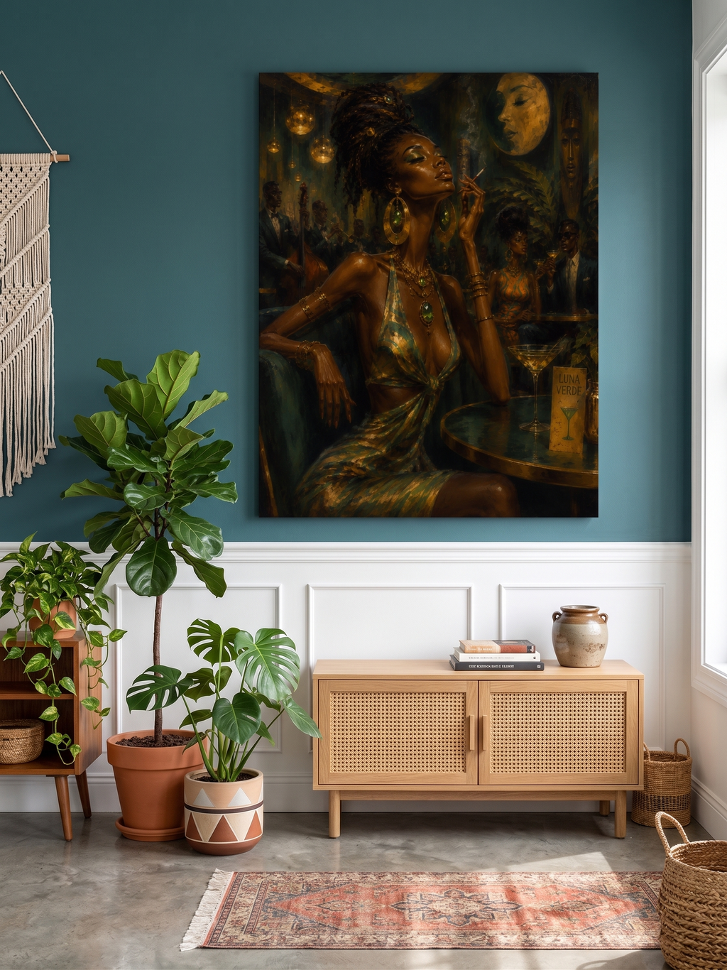 Luna Verde - Canvas