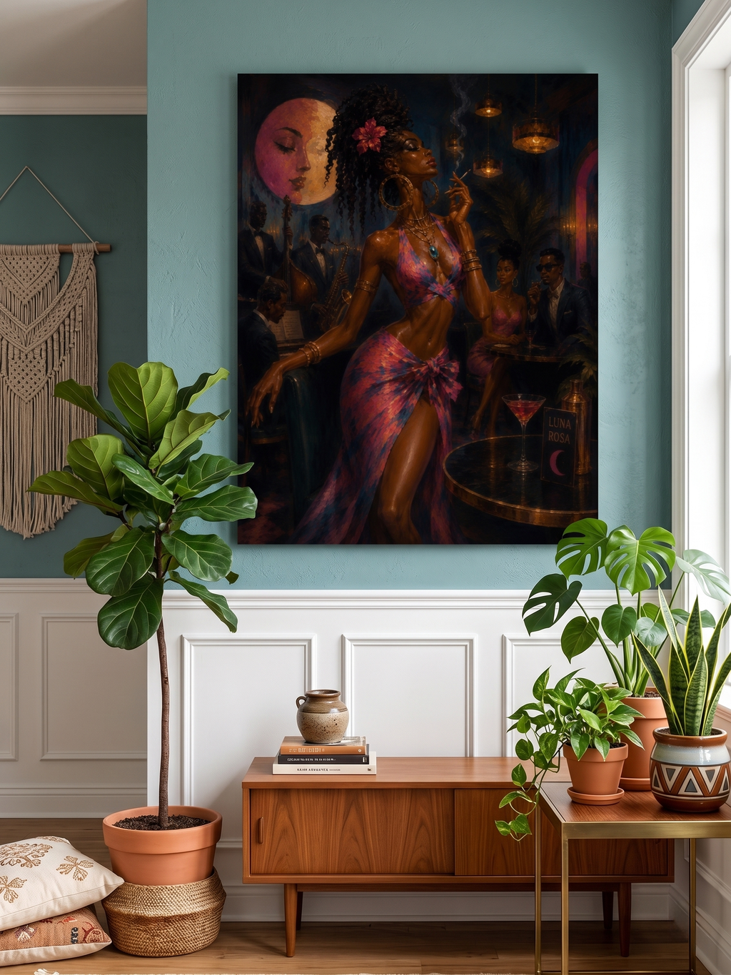 Luna Rosa - Canvas