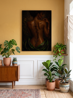 The Girl With The Tattoo - Canvas
