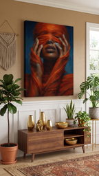 Red All Over - Canvas