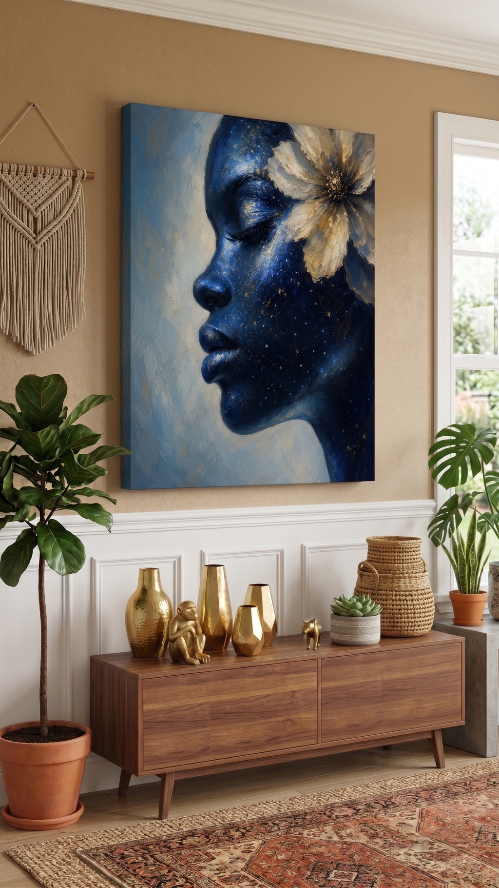 She Wore Th Stars - Canvas