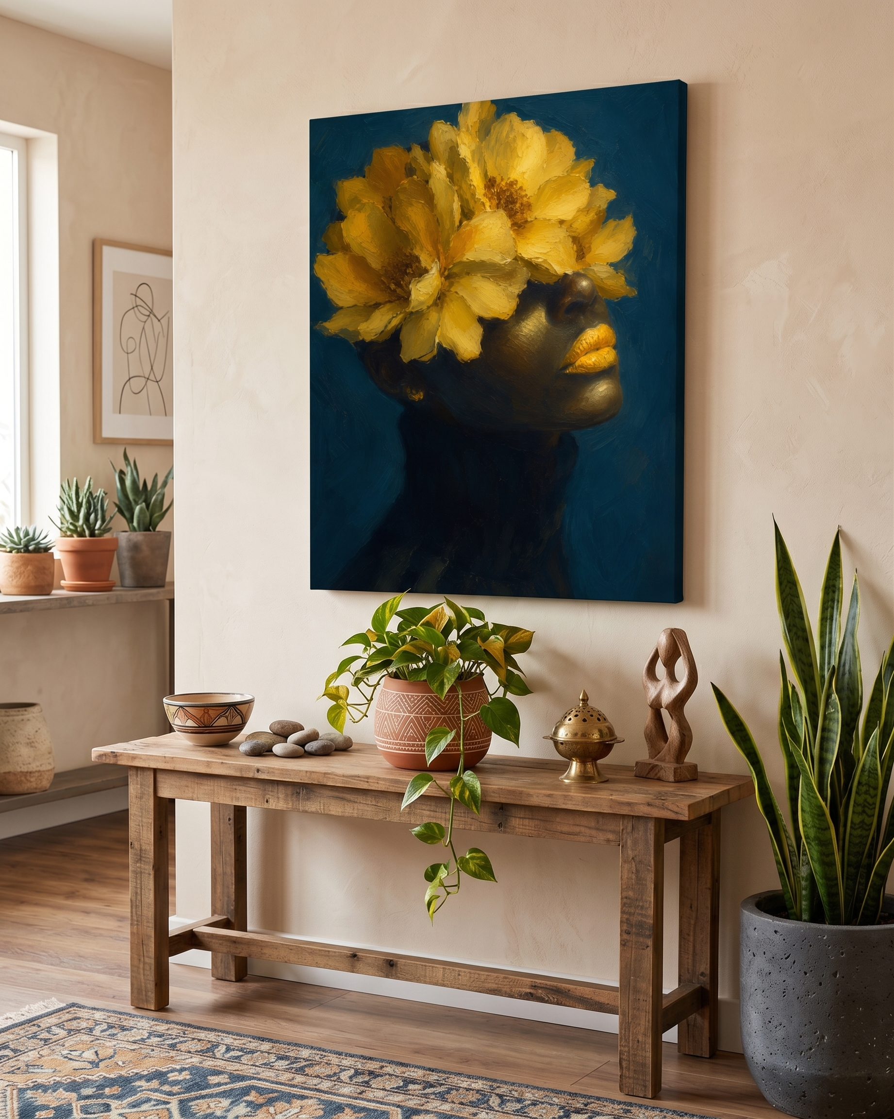 Flower Colored Glasses - Canvas