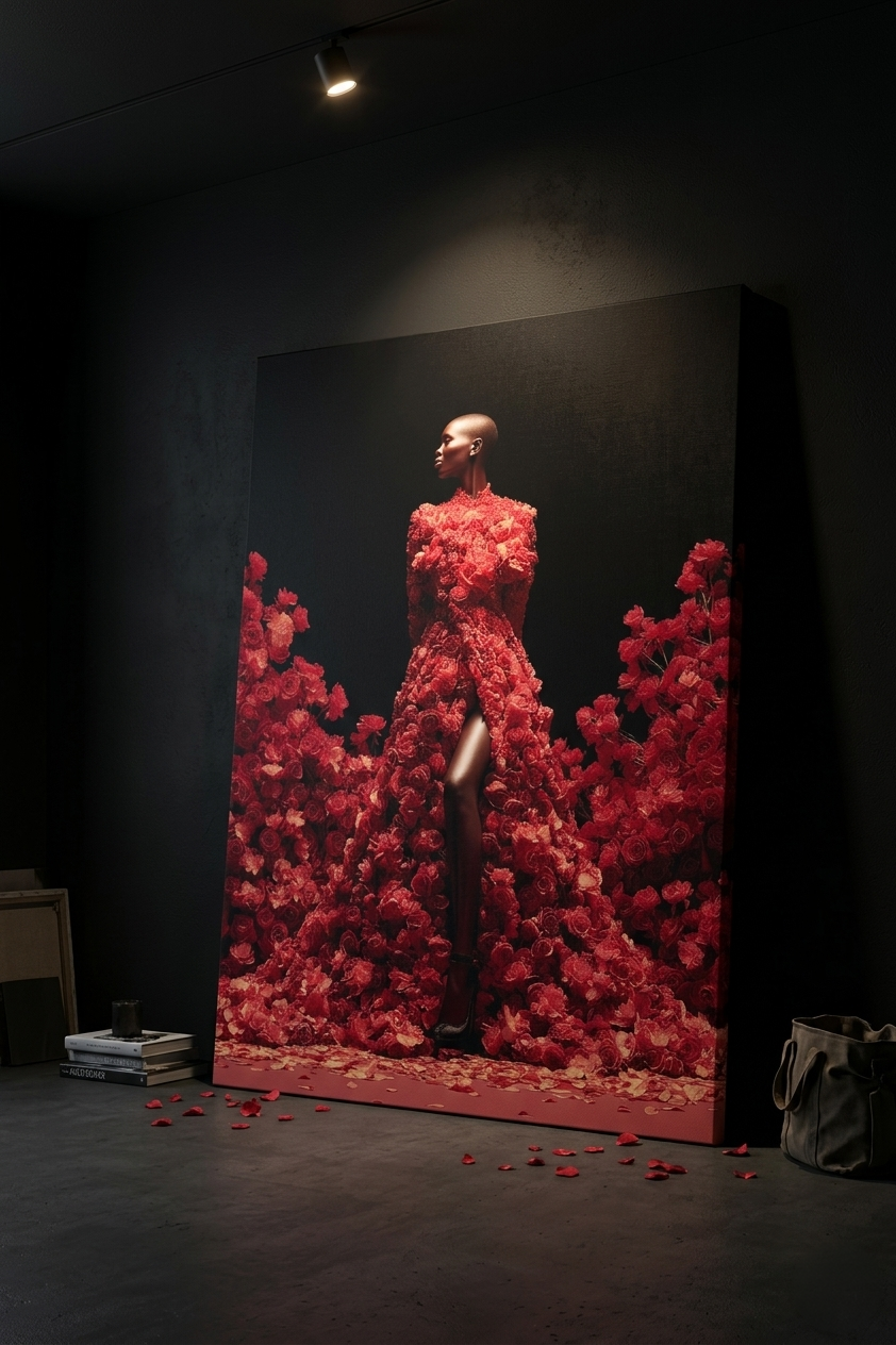 "Queen Of Roses" - Canvas