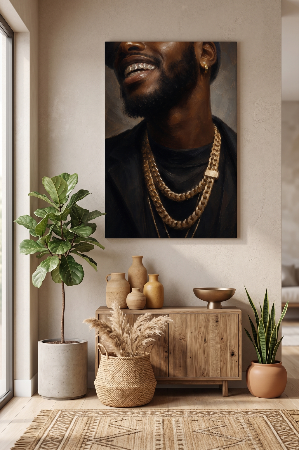 Million Dollar Smile - Canvas