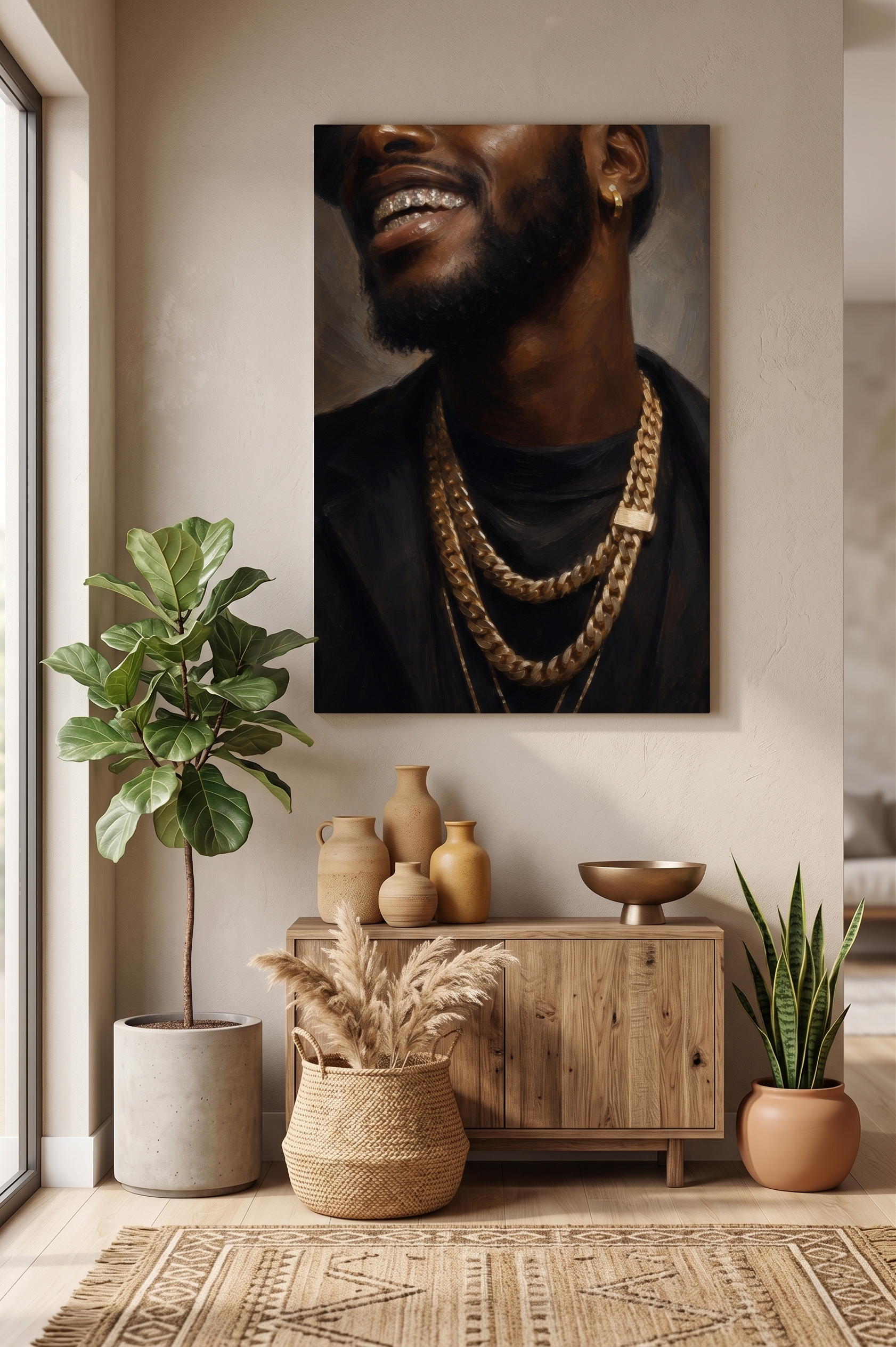 Million Dollar Smile - Canvas