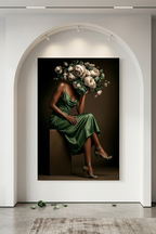 In Bloom, I Carry Silence - Female Version - Canvas