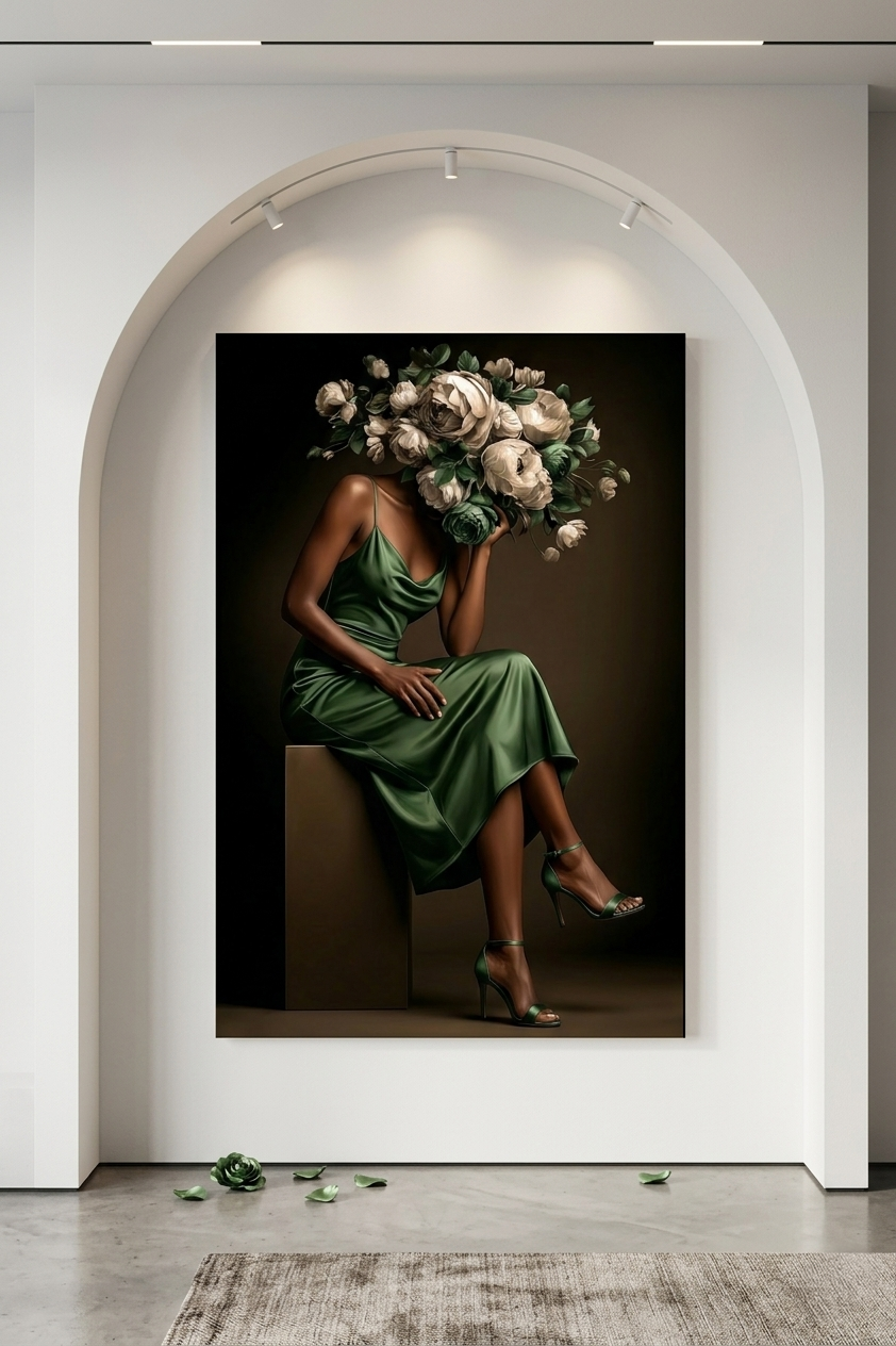In Bloom, I Carry Silence - Female Version - Canvas