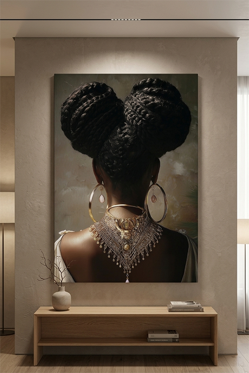 "Braided Beauty" - Canvas