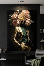 "Gold & Dapper" - Canvas