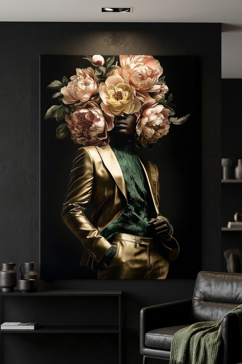 "Gold & Dapper" - Canvas