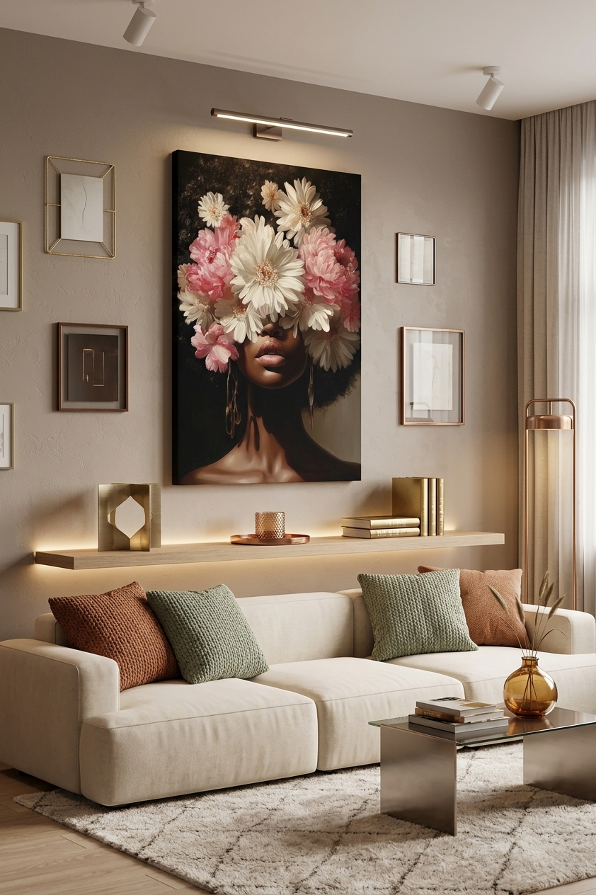 "Blooming Muse" - Canvas