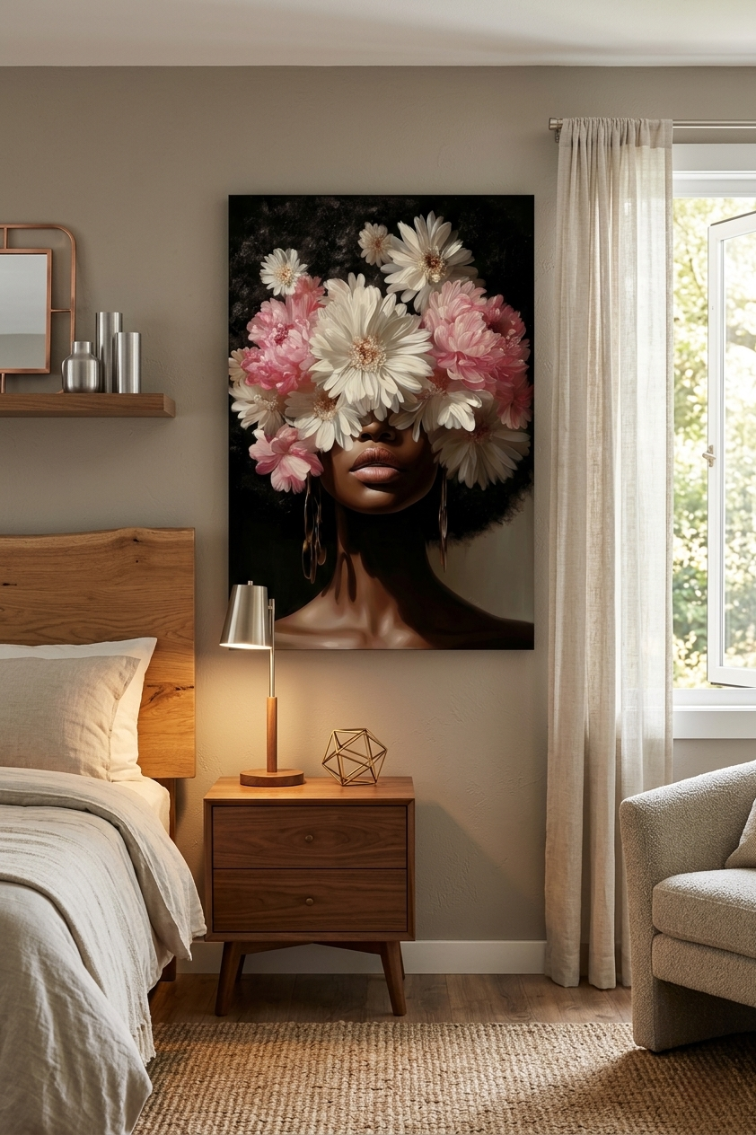 "Blooming Muse" - Canvas
