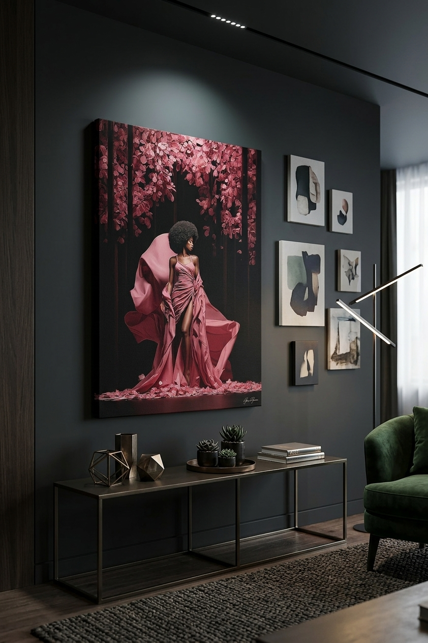 "In The Pink Forest" - Canvas