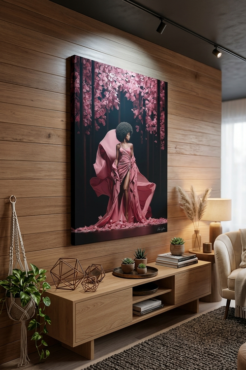 "In The Pink Forest" - Canvas