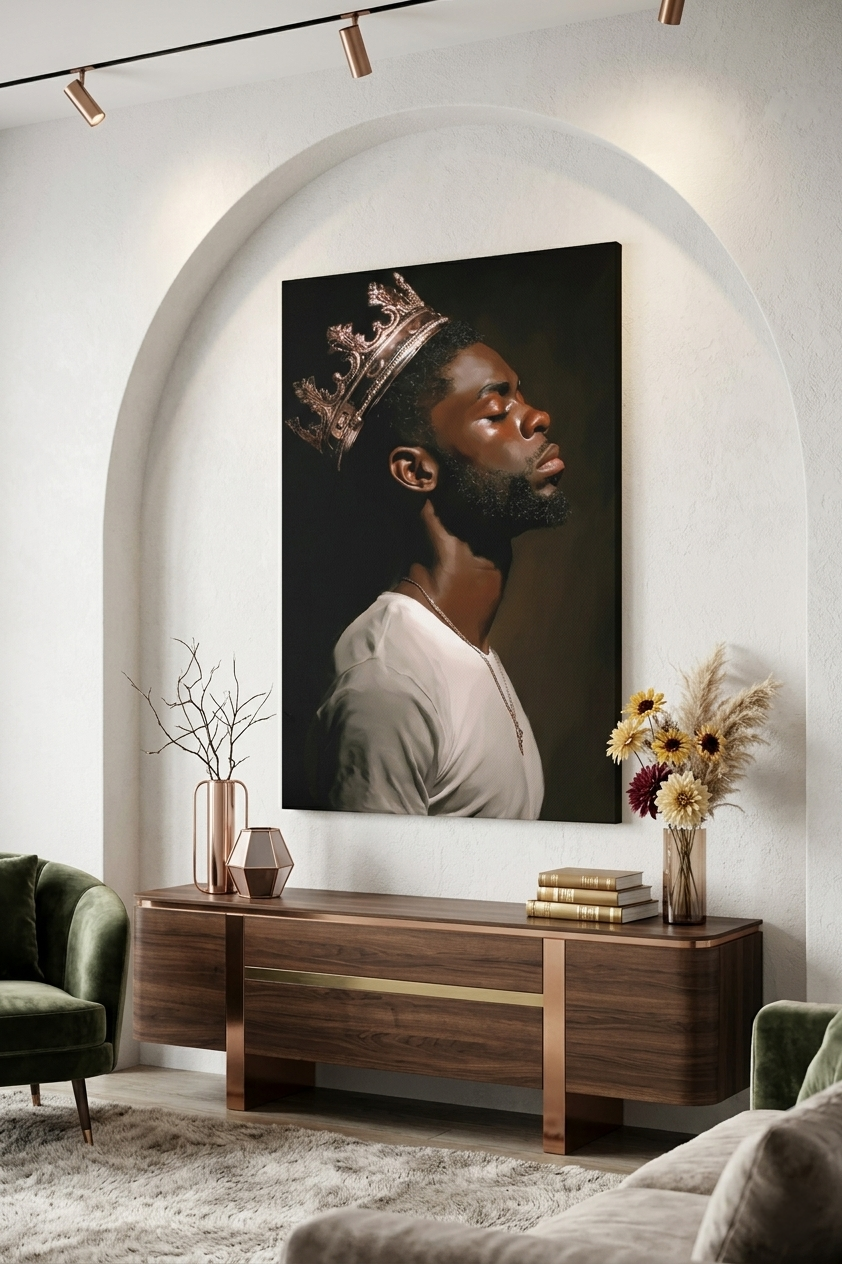 "Black King" - Canvas