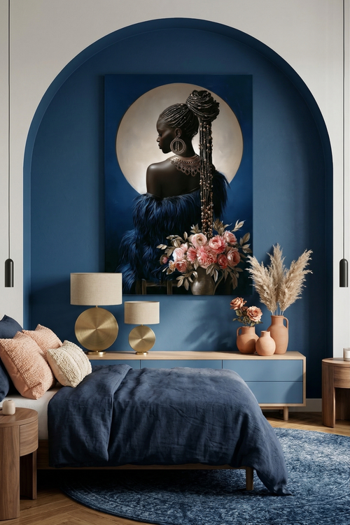 "Beauty In Blue" - Canvas