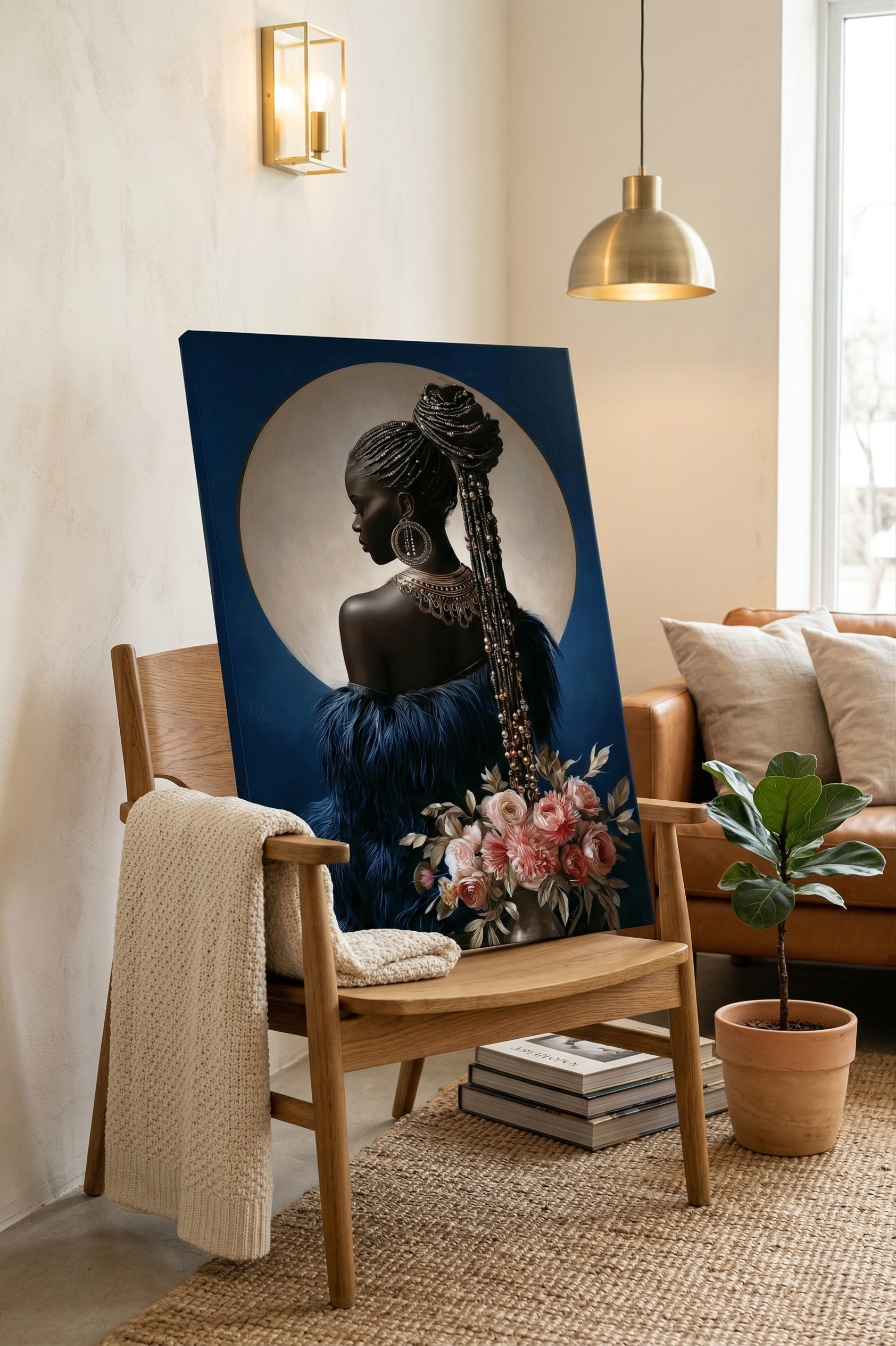 "Beauty In Blue" - Canvas