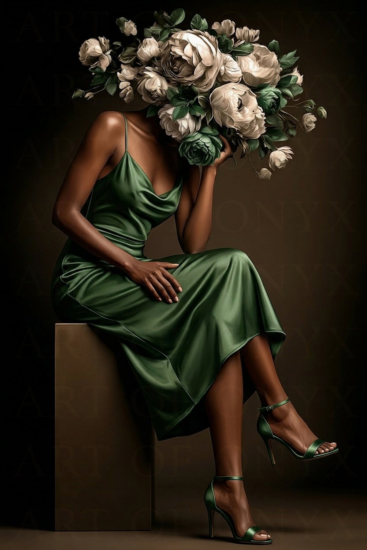 In Bloom, I Carry Silence - Female Version - Canvas