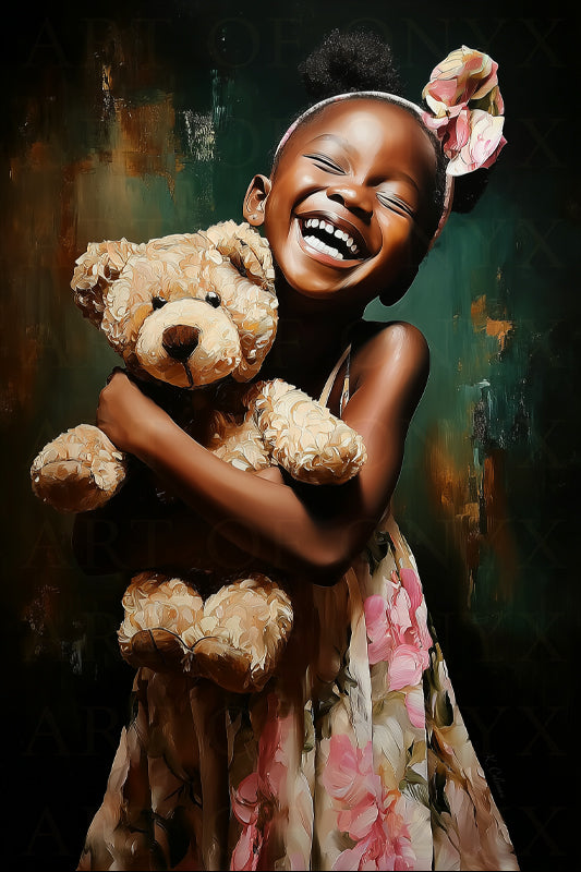 I Love My Teddy - Canvas