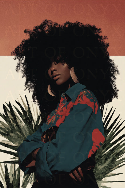The Girl With All That Hair - Canvas