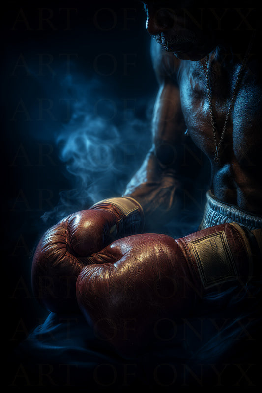 "The Fighter - Part 1" - Canvas