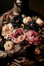 Give Him Flowers - Canvas