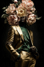 "Gold & Dapper" - Canvas